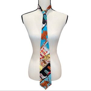 Nicole Miller Vintage Cowboy Boot Tie